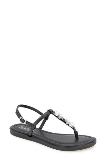 Reaction Kenneth Cole Sera T-strap Sandal In Black