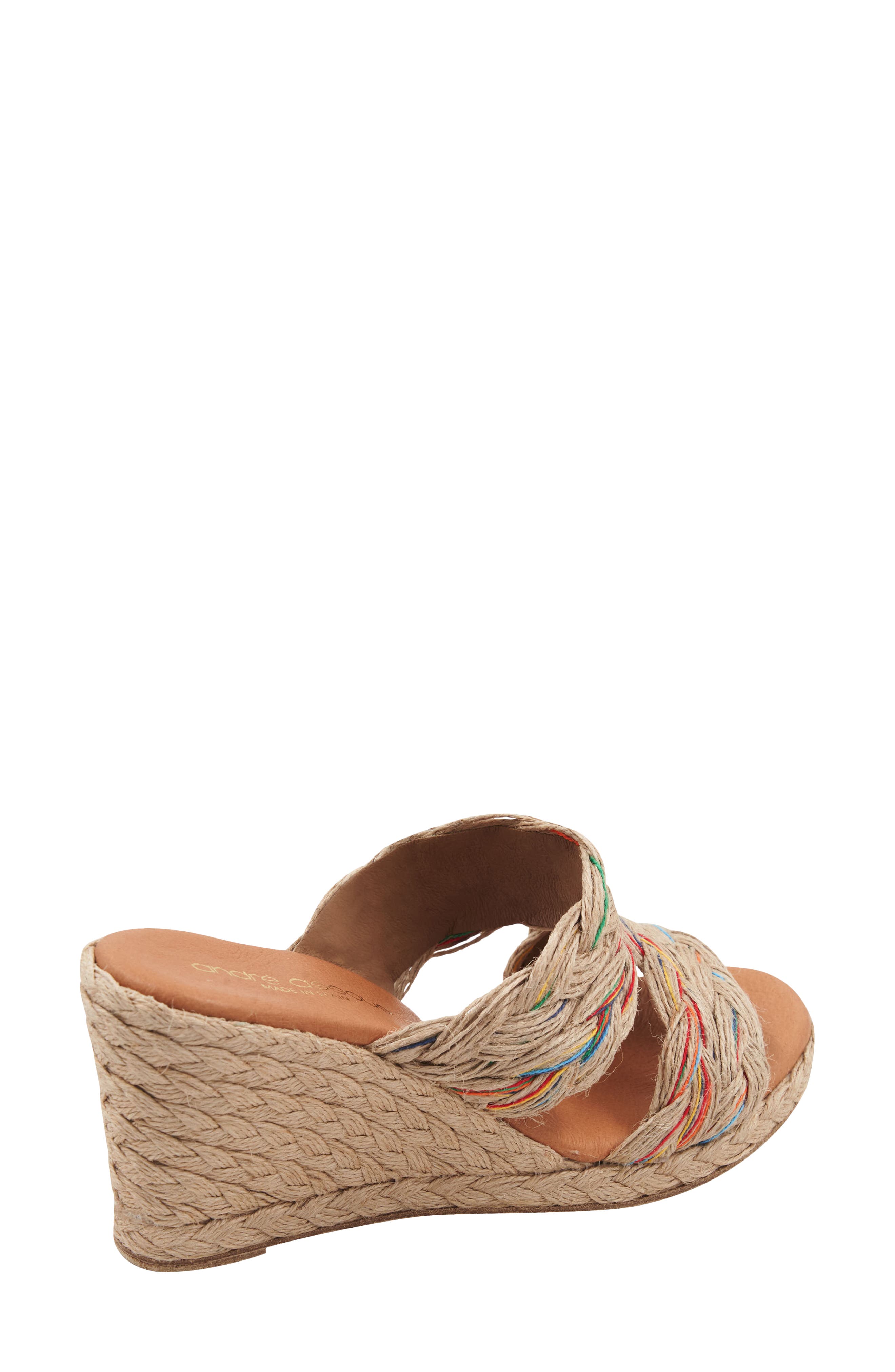 André Assous Nolita Wedge Sandal, Alternate, color, 