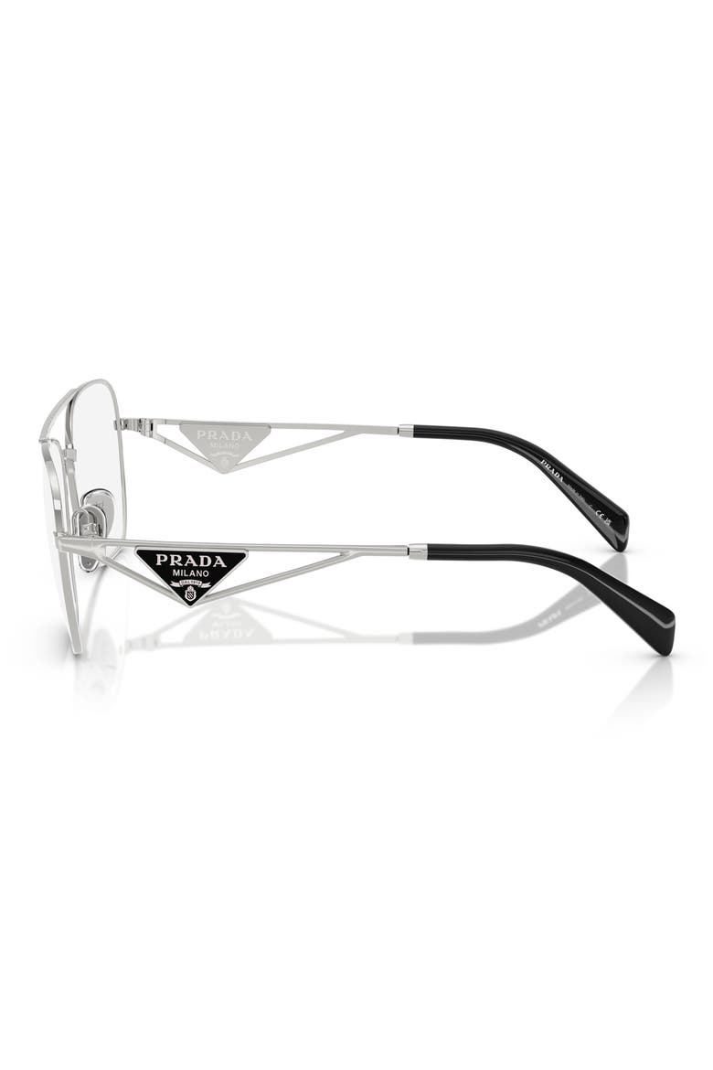 59mm Pilot Optical Glasses, Alternate, color, SILVER