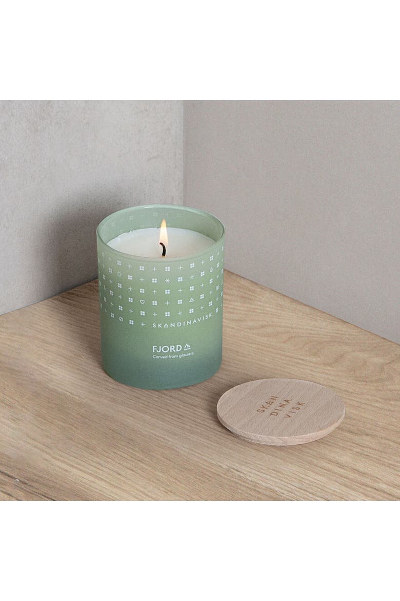 FJORD Scented Candle 200g, Alternate, color, Green