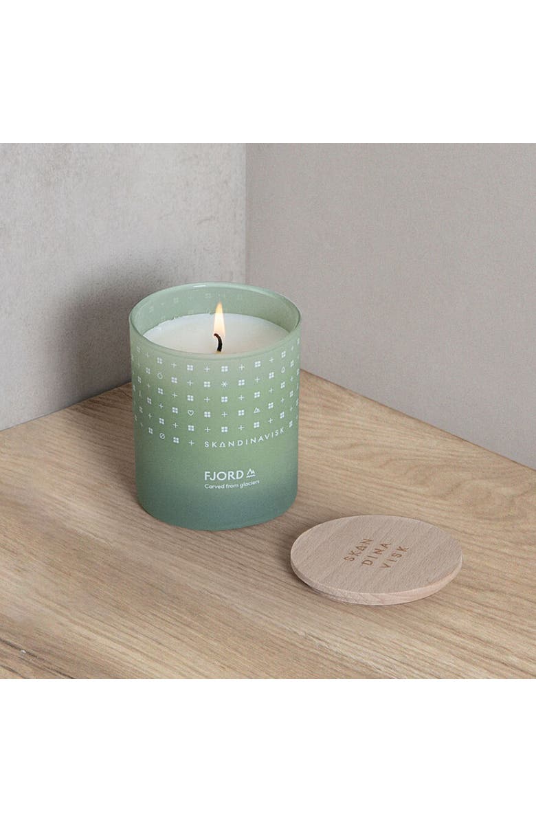 SKANDINAVISK FJORD Scented Candle 200g, Alternate, color, Green