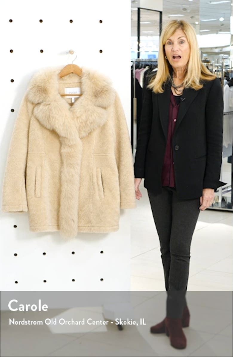 Genuine Shearling & Fox Fur Coat, sales video thumbnail