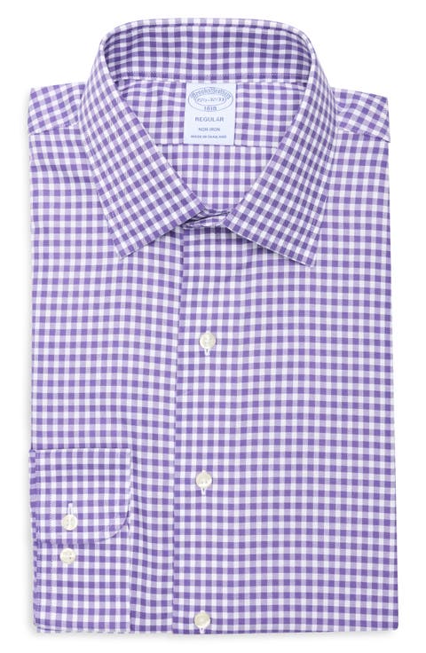 Regular Fit Non-Iron Cotton Button-Down Shirt