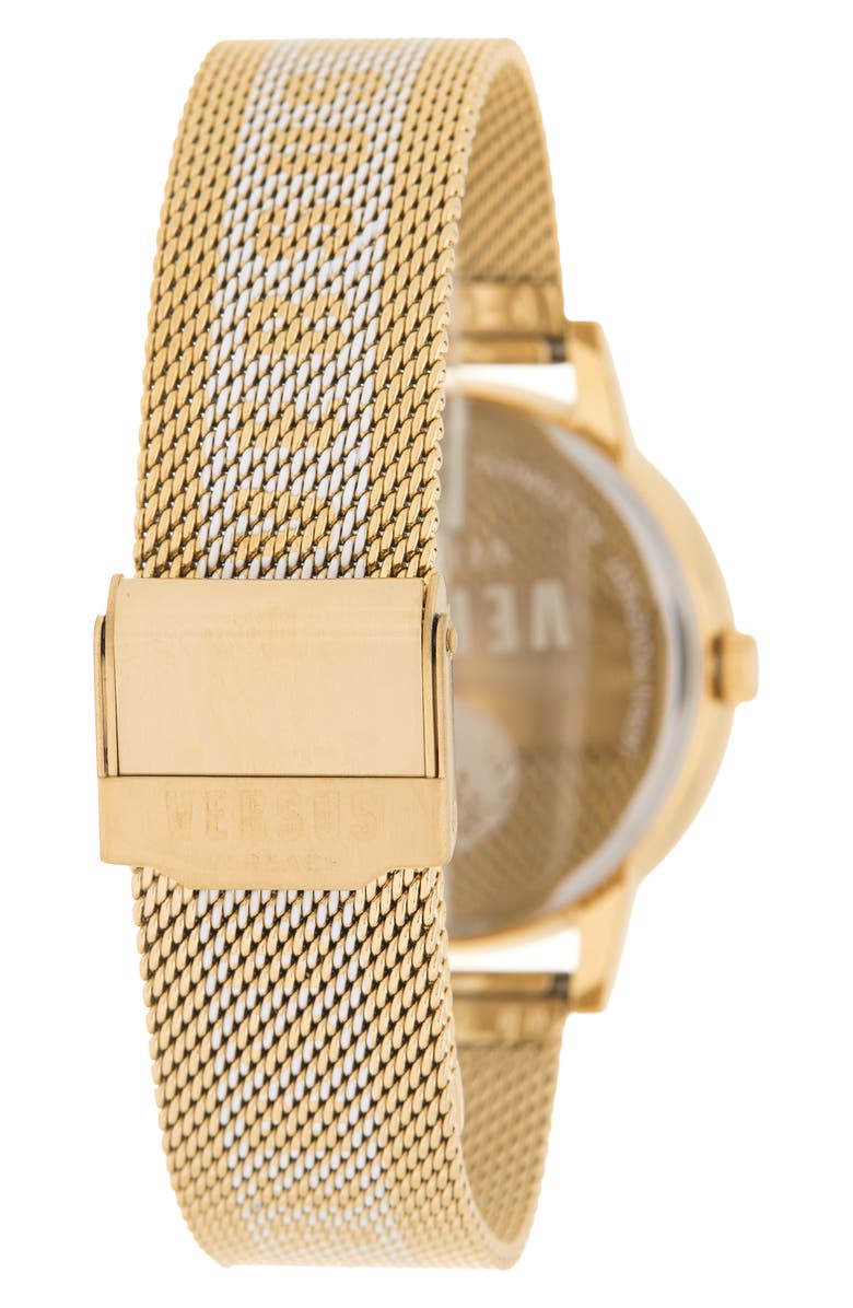 VERSUS Versace Men's Three-Hand Quartz Mesh Strap Watch, 38mm, Alternate, color,