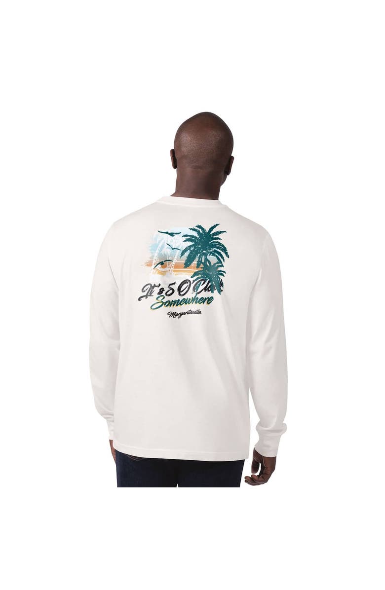 Margaritaville Men's Margaritaville Mint Philadelphia Eagles It's Five O'Clock Somewhere Long Sleeve T-Shirt, Alternate, color, 