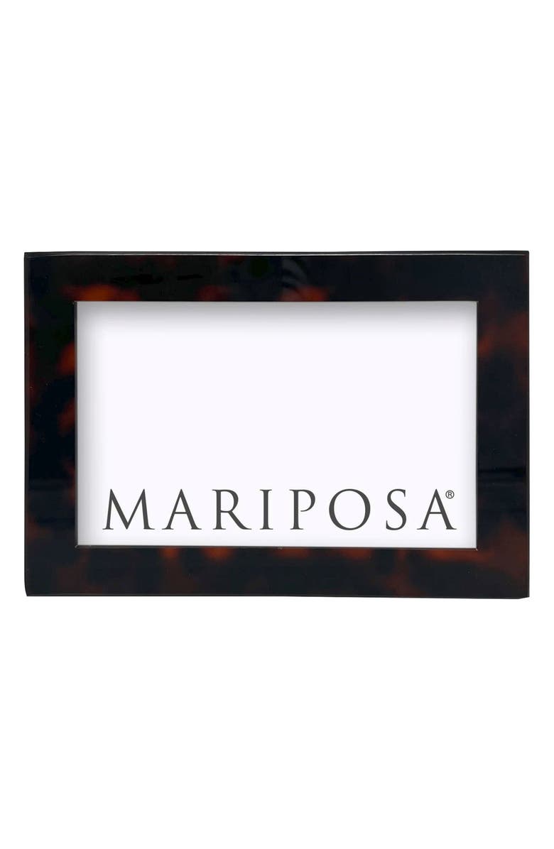 Mariposa Tortoise Pattern Picture Frame, Main, color, Brown