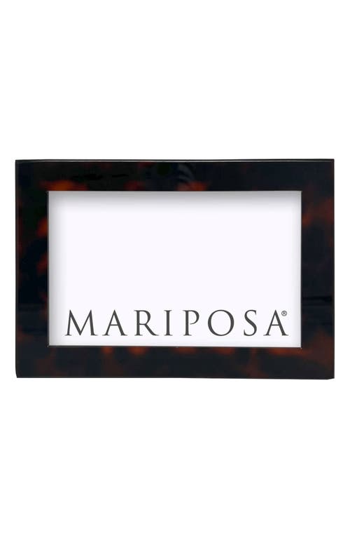 Mariposa Tortoise Pattern Picture Frame in Brown 