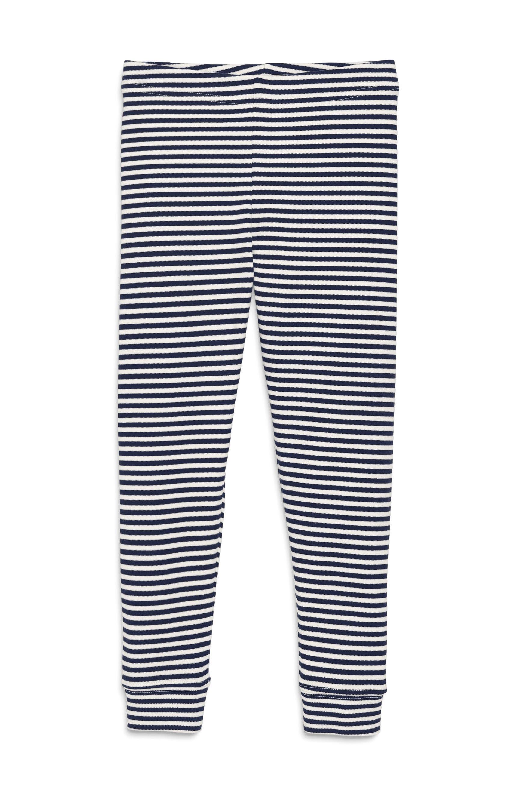 Navy Ivory Stripe