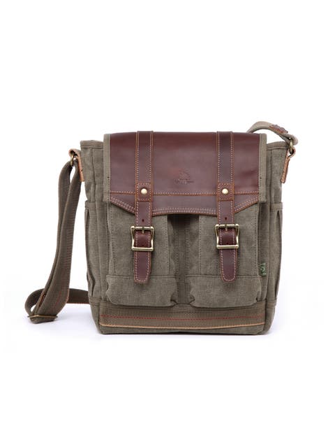 Turtle Ridge Four Pocket Canvas Crossbody Bag