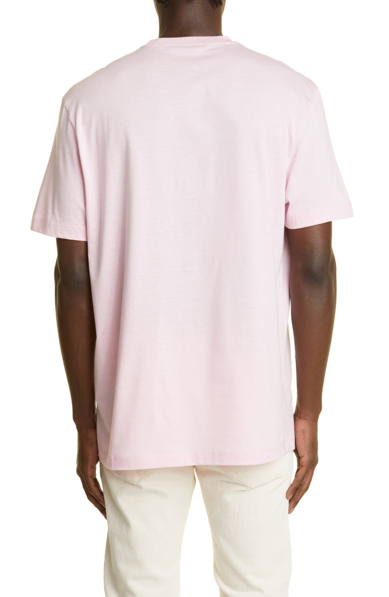 Versace La Greca Bar Cotton Graphic T-Shirt, Alternate, color,