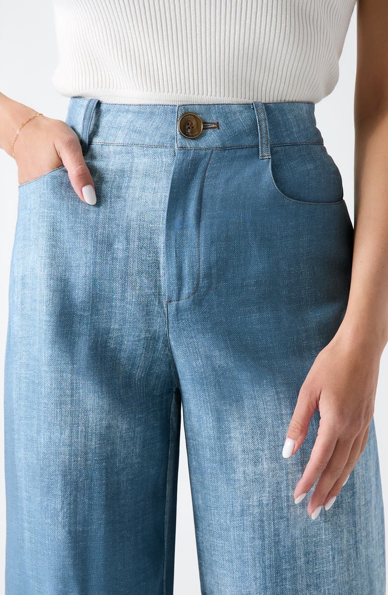 Marciano Jen Denim Effect Pants, Alternate, color, Fbge-Open