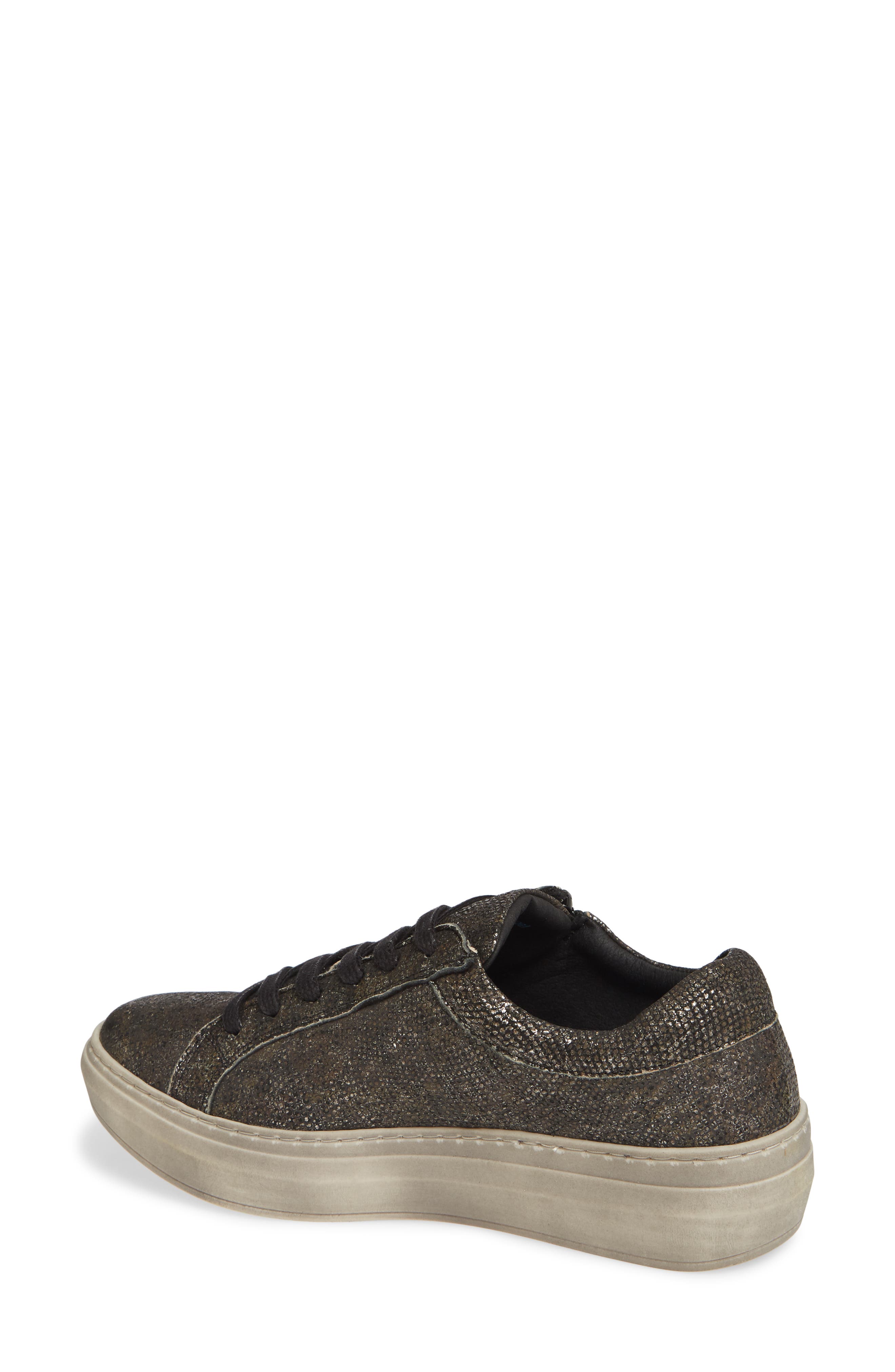 Quantas Zip Sneaker, Alternate, color, GRUNGE BLACK LEATHER