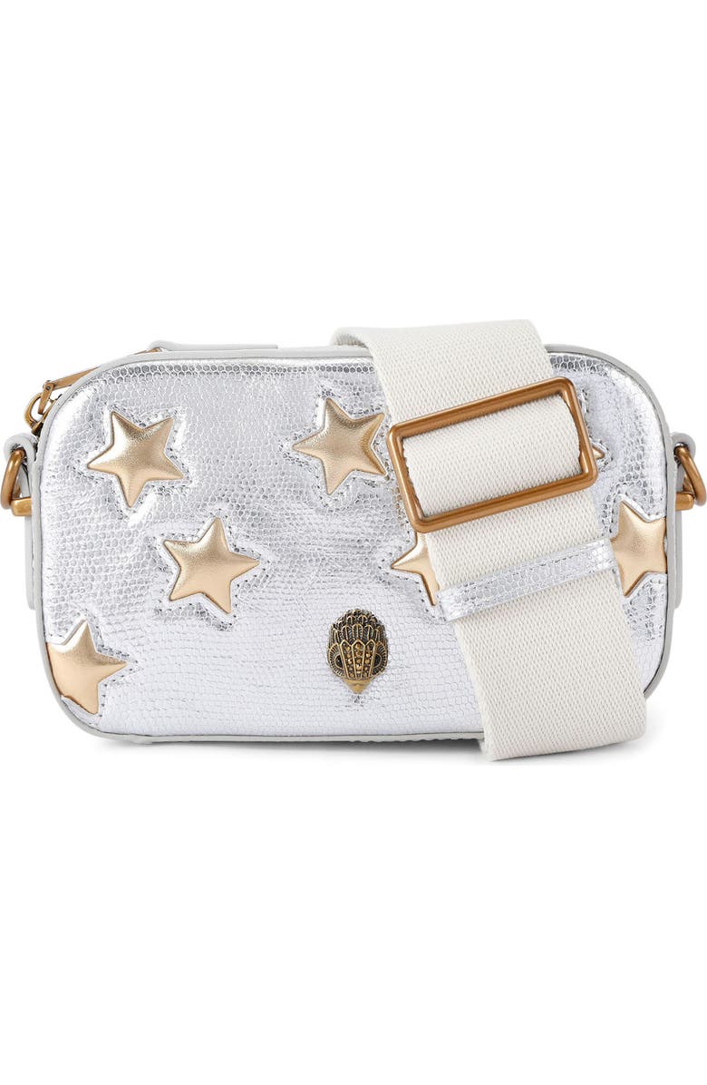 Kurt Geiger London Small Kensington Star Leather Camera Bag, Main, color,