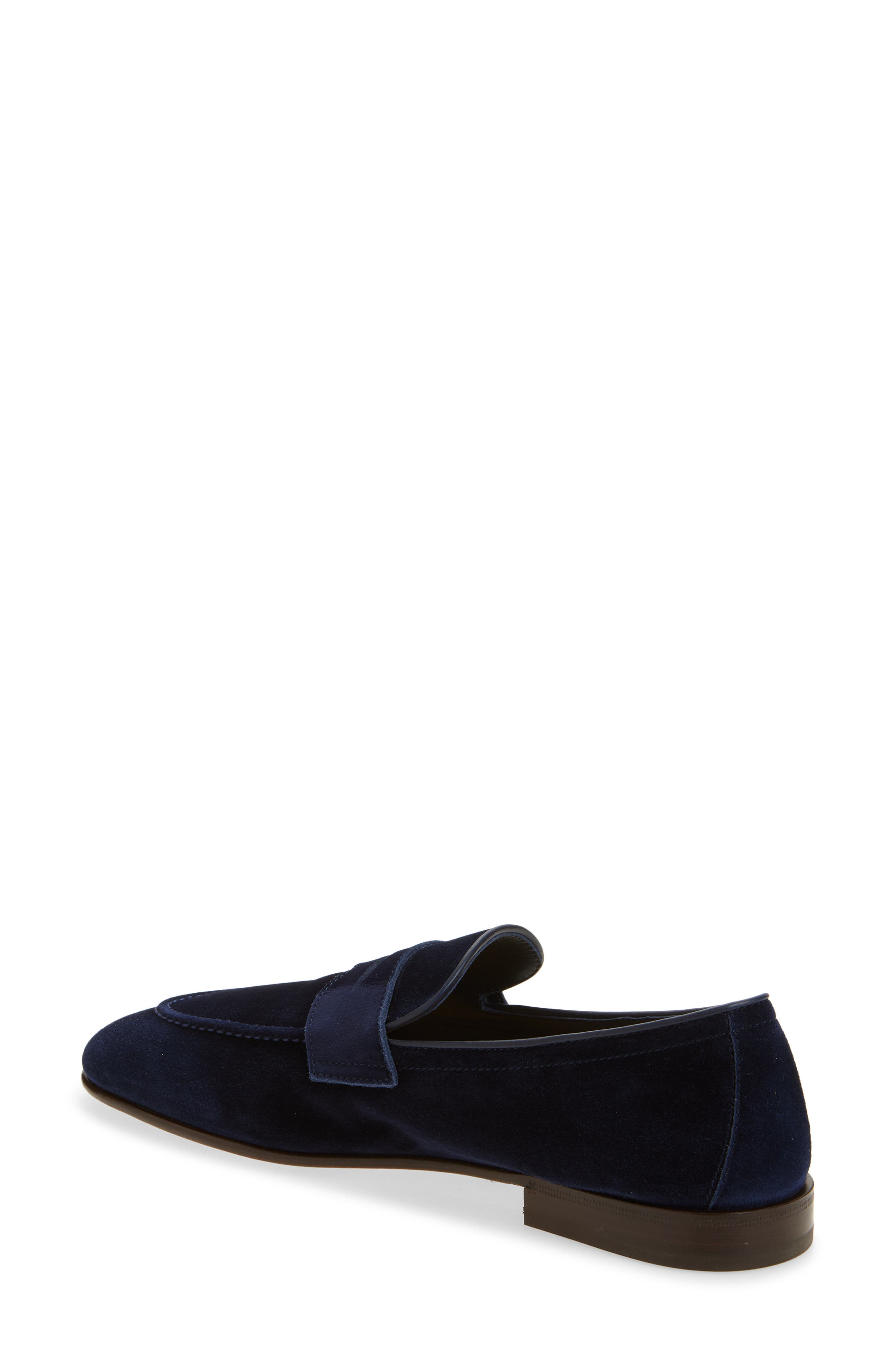 Brunello Cucinelli Deconstructed Penny Loafer, Alternate, color, C8862 Blue