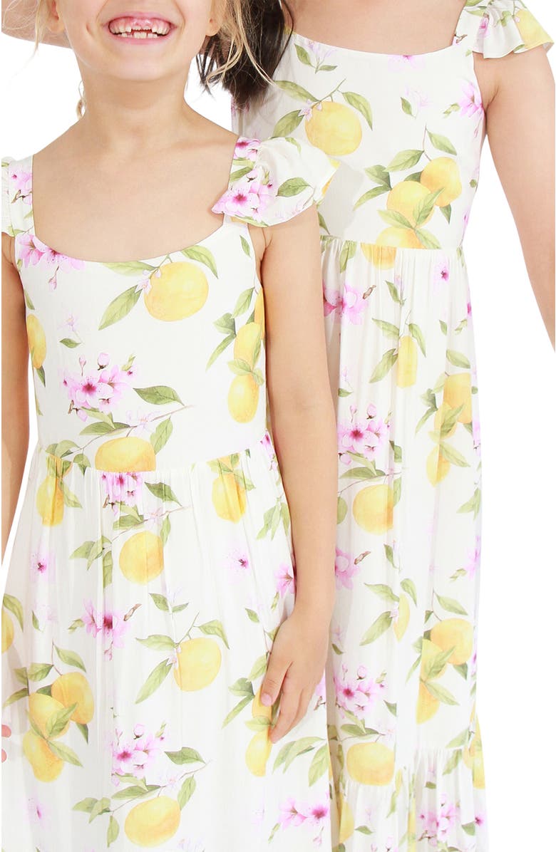 Belle & Bloom Sunset Sakura Maxi Dress, Alternate, color, Sakura Orchard