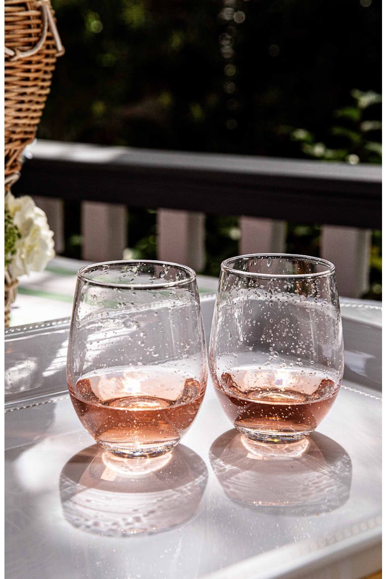 Provence Stemless Wine Glass, Alternate, color, CLEAR