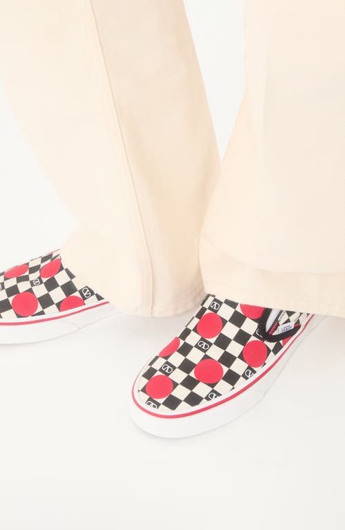 Valentino Garavani X Vans Cherry Slip-on Sneaker In Multi