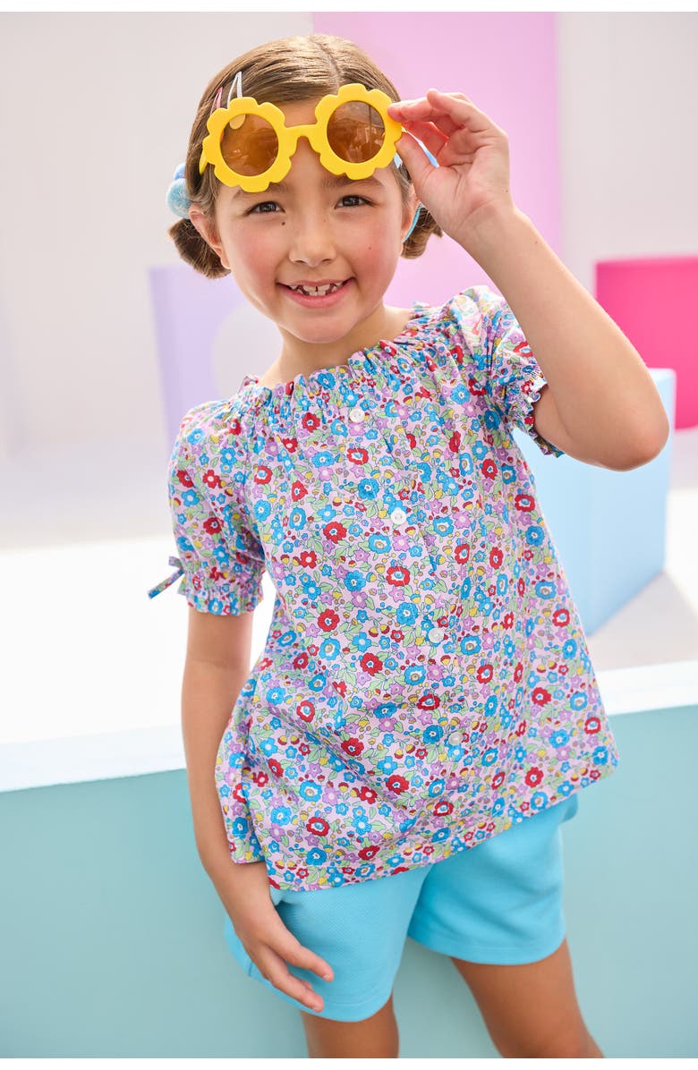 BISBY Kids' Floral Millie Top, Alternate, color, Lilac Primrose