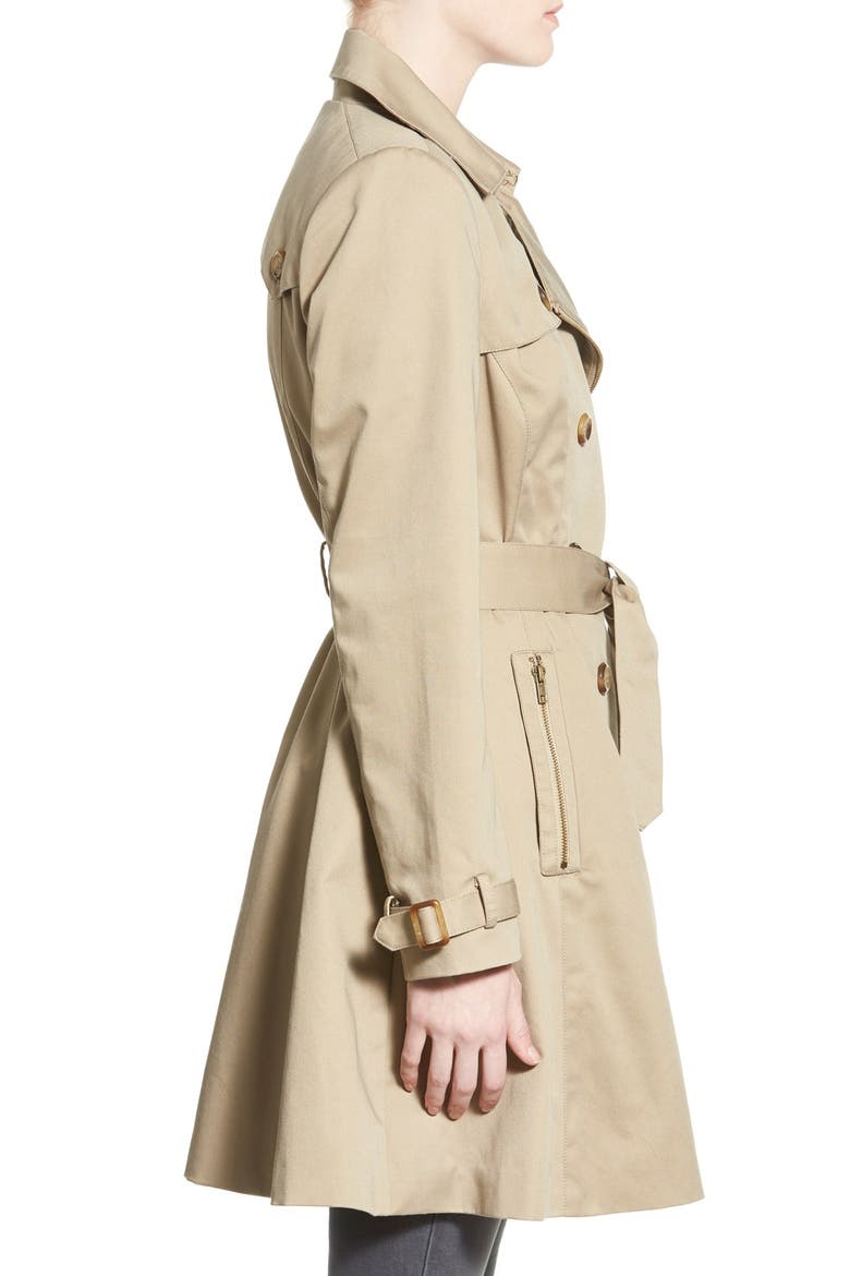 Trench Coat, Alternate, color, LIGHT KHAKI