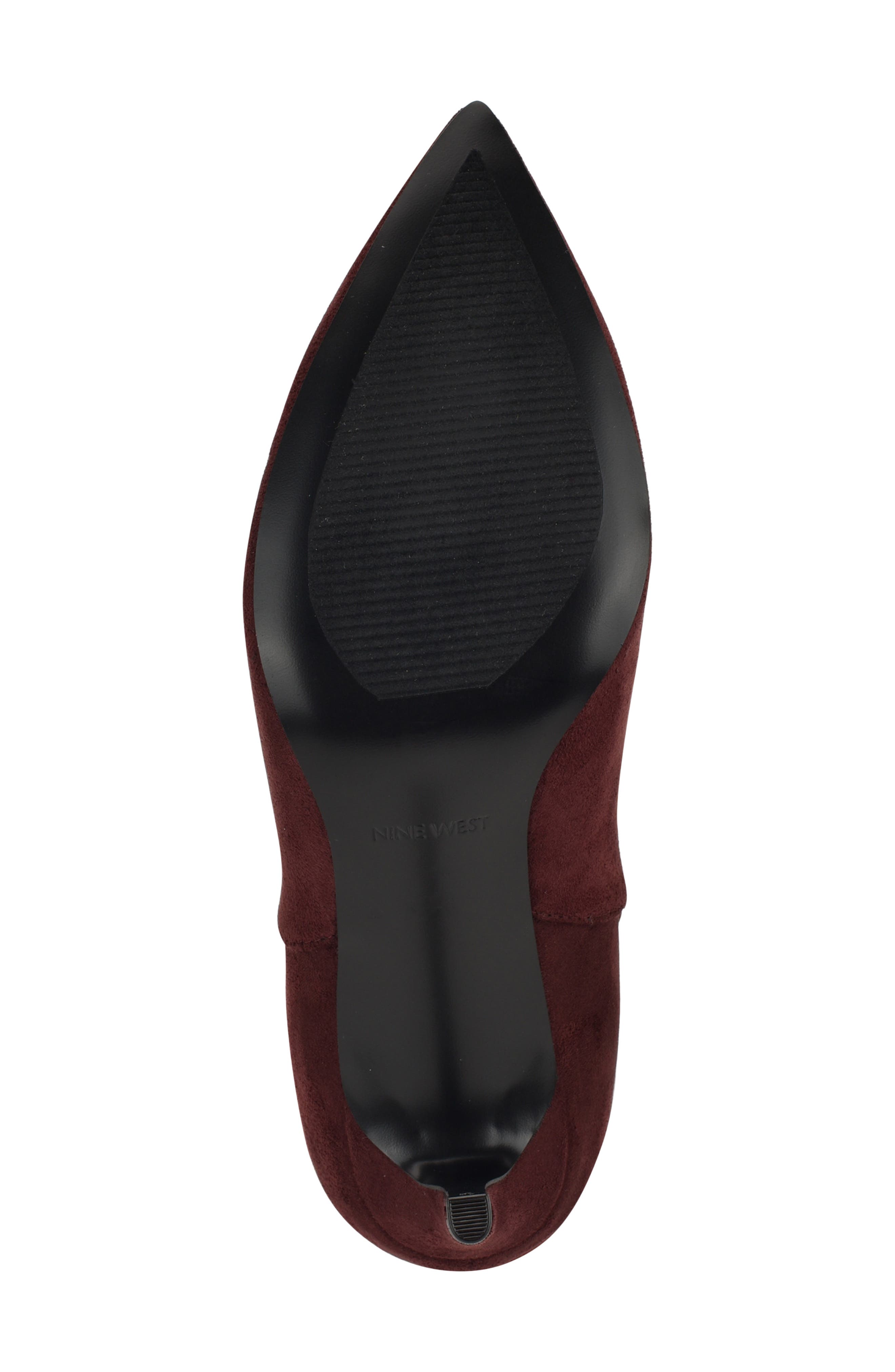 Razla Pointed Toe Boot, Alternate, color, DARK RED