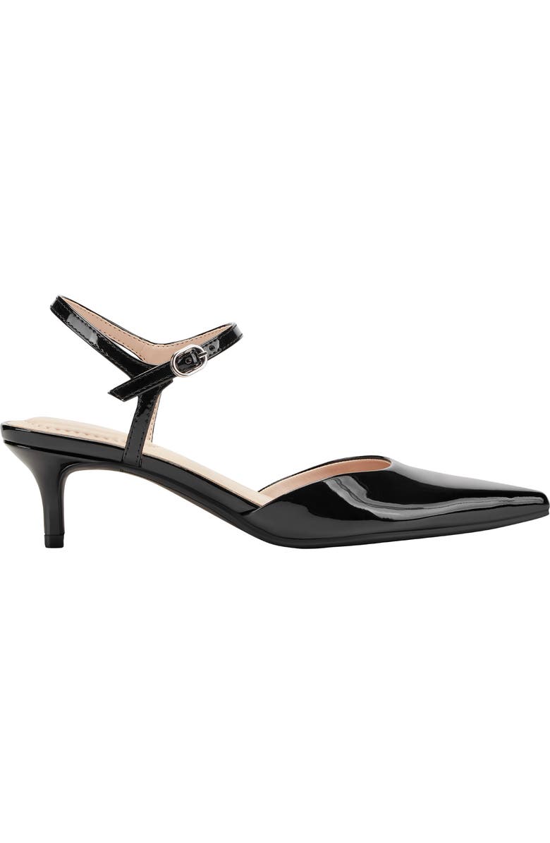 Bandolino Rose Ankle Strap Pointed Toe Kitten Heel Sandal, Alternate, color,