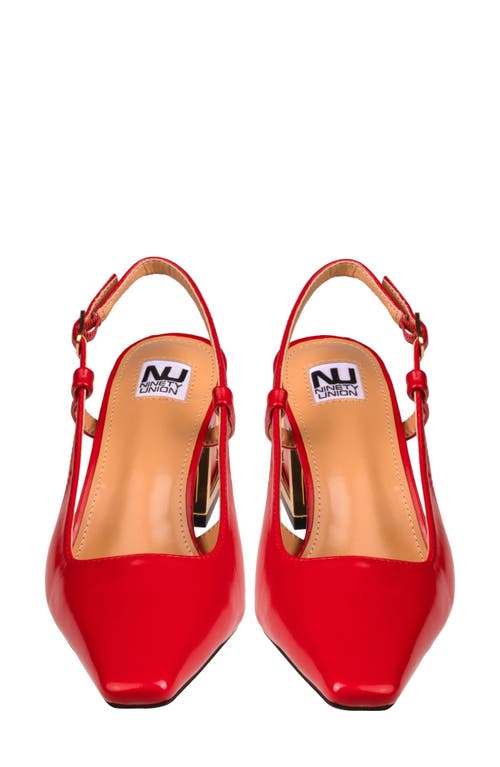Ninety Union Blake Slingback Pump In Red