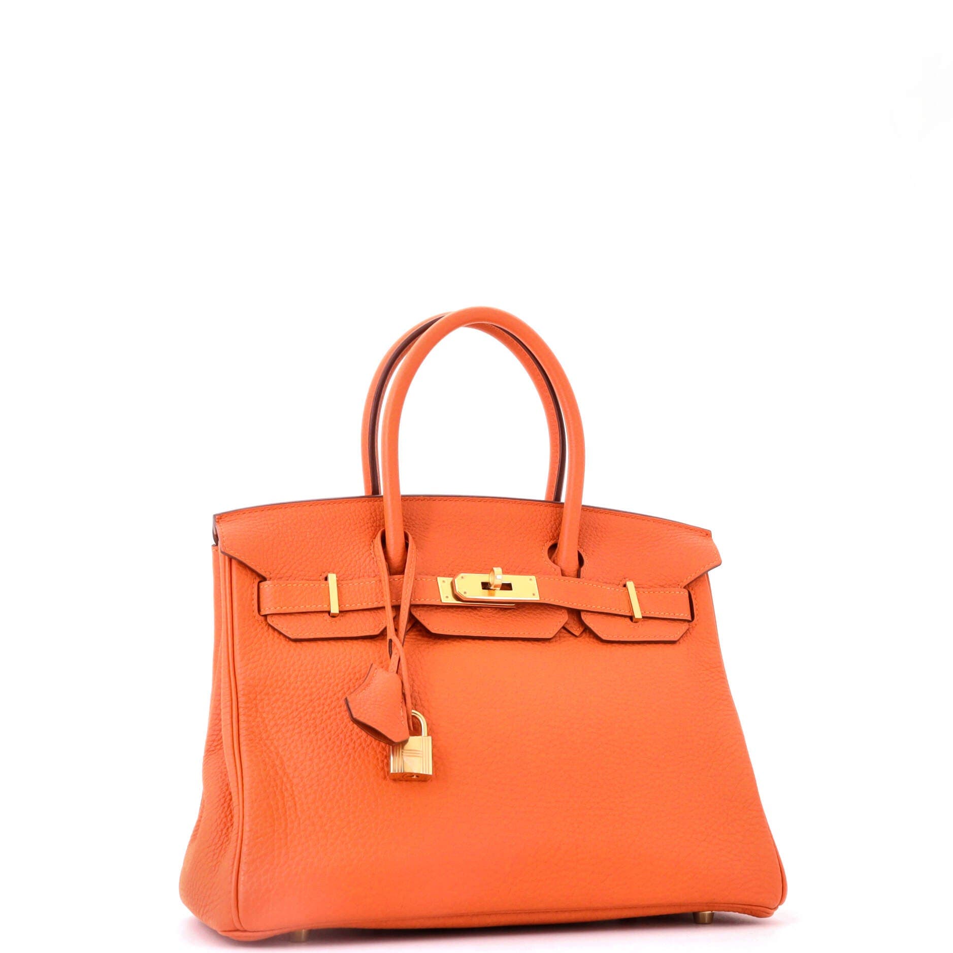 Birkin Handbag Orange Togo with Gold Hardware 30, Alternate, color, Orange