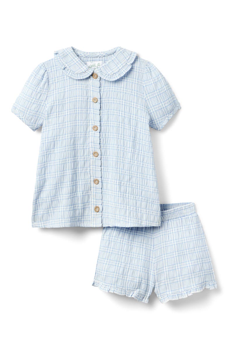 Little Paper Kids Camilla Short Set, Main, color, Seaside Picnic