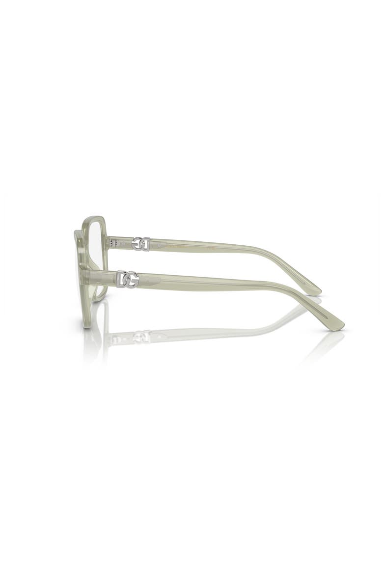 53mm Square optical glasses, Alternate, color, Green