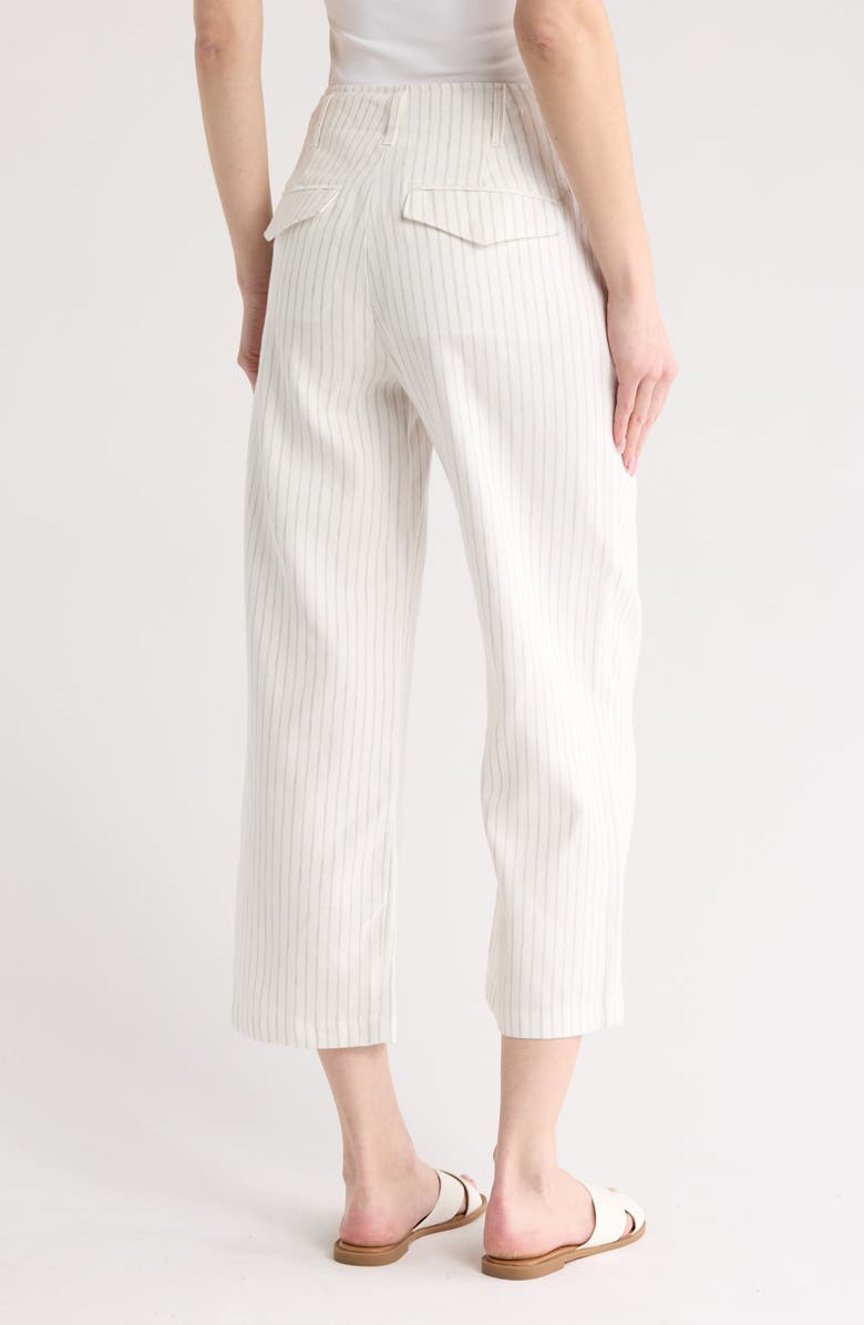rag & bone Dylan Linen & Cotton Crop Pants, Alternate, color, 