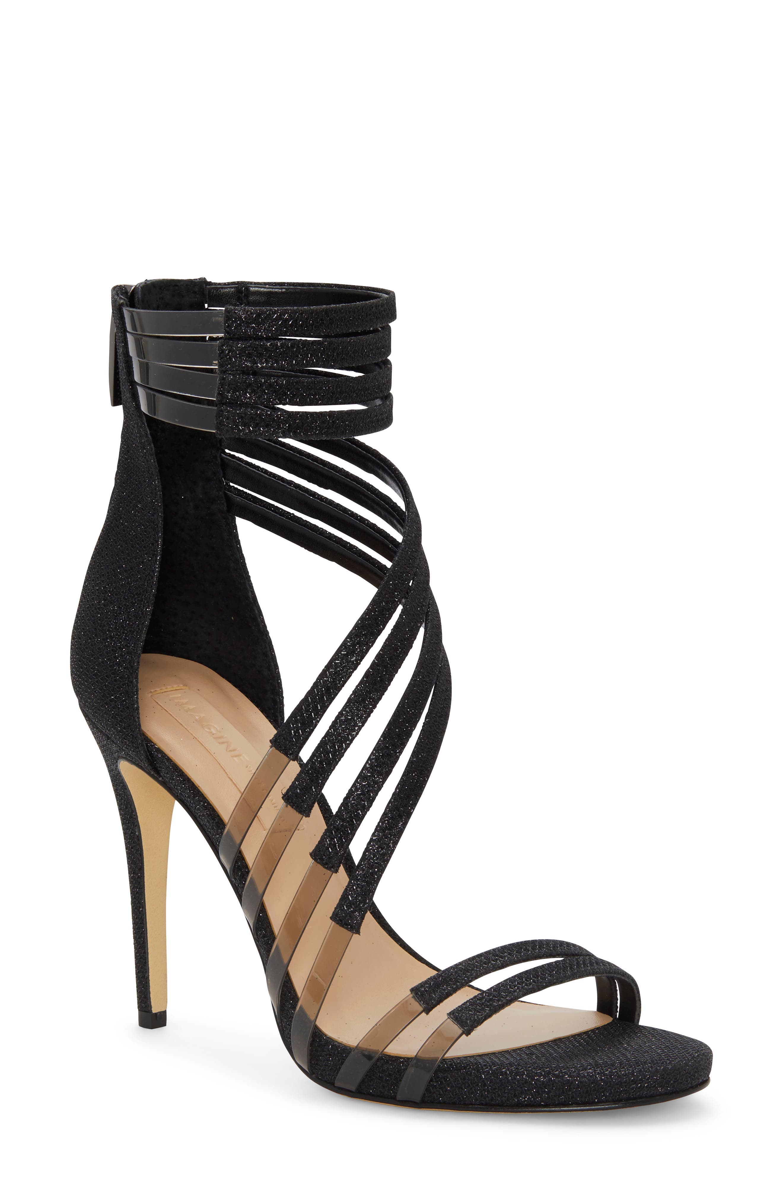 Imagine by Vince Camuto Imagine Vince Camuto Daine Clear Strappy Sandal, Main, color, 