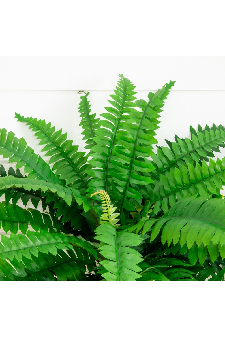 32-in Artificial Boston Fern Set of 2, Alternate, color, Green