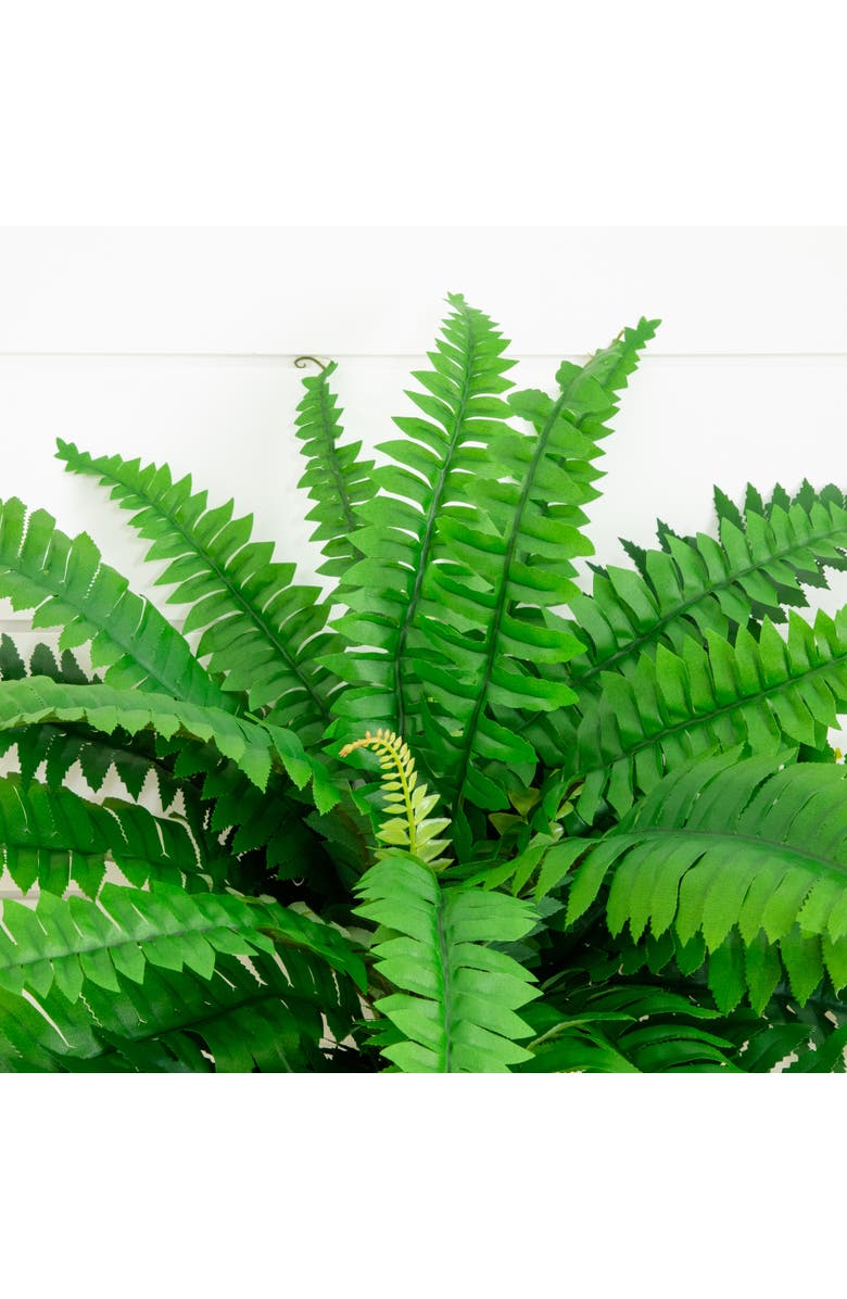 NEARLY NATURAL 32-in Artificial Boston Fern Set of 2, Alternate, color, Green