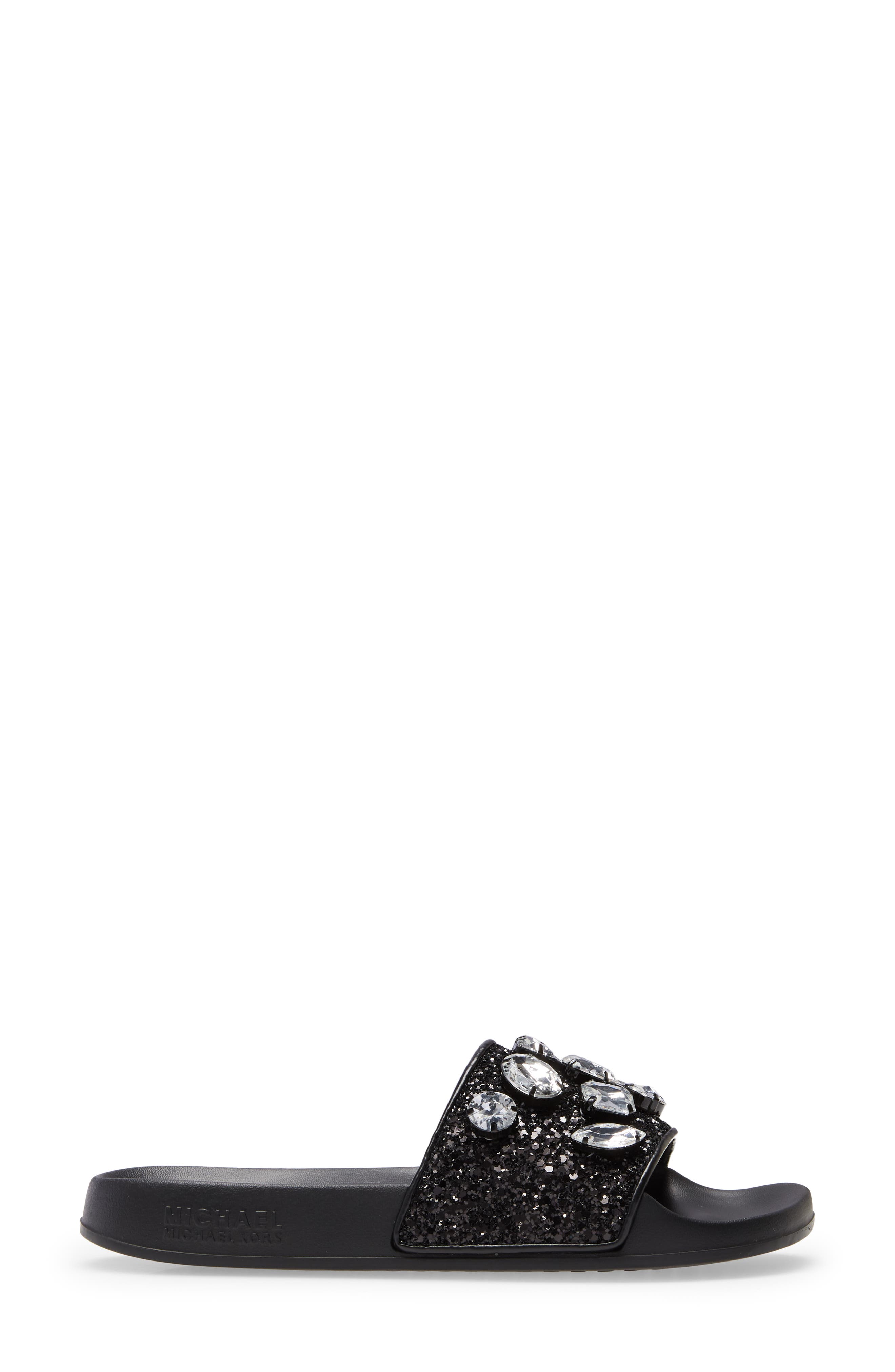Gilmore Slide Sandal, Alternate, color, BLACK