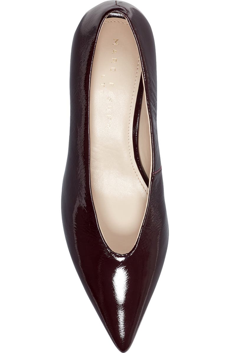 Marc Fisher LTD Cecile Pointed Toe Pump, Alternate, color, Dark Red