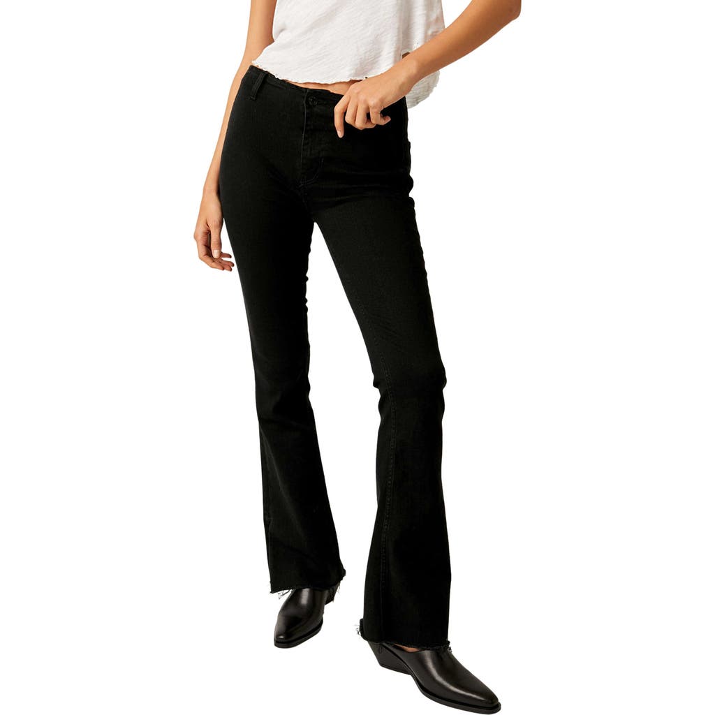 Free People Level Up Side Slit Bootcut Jeans