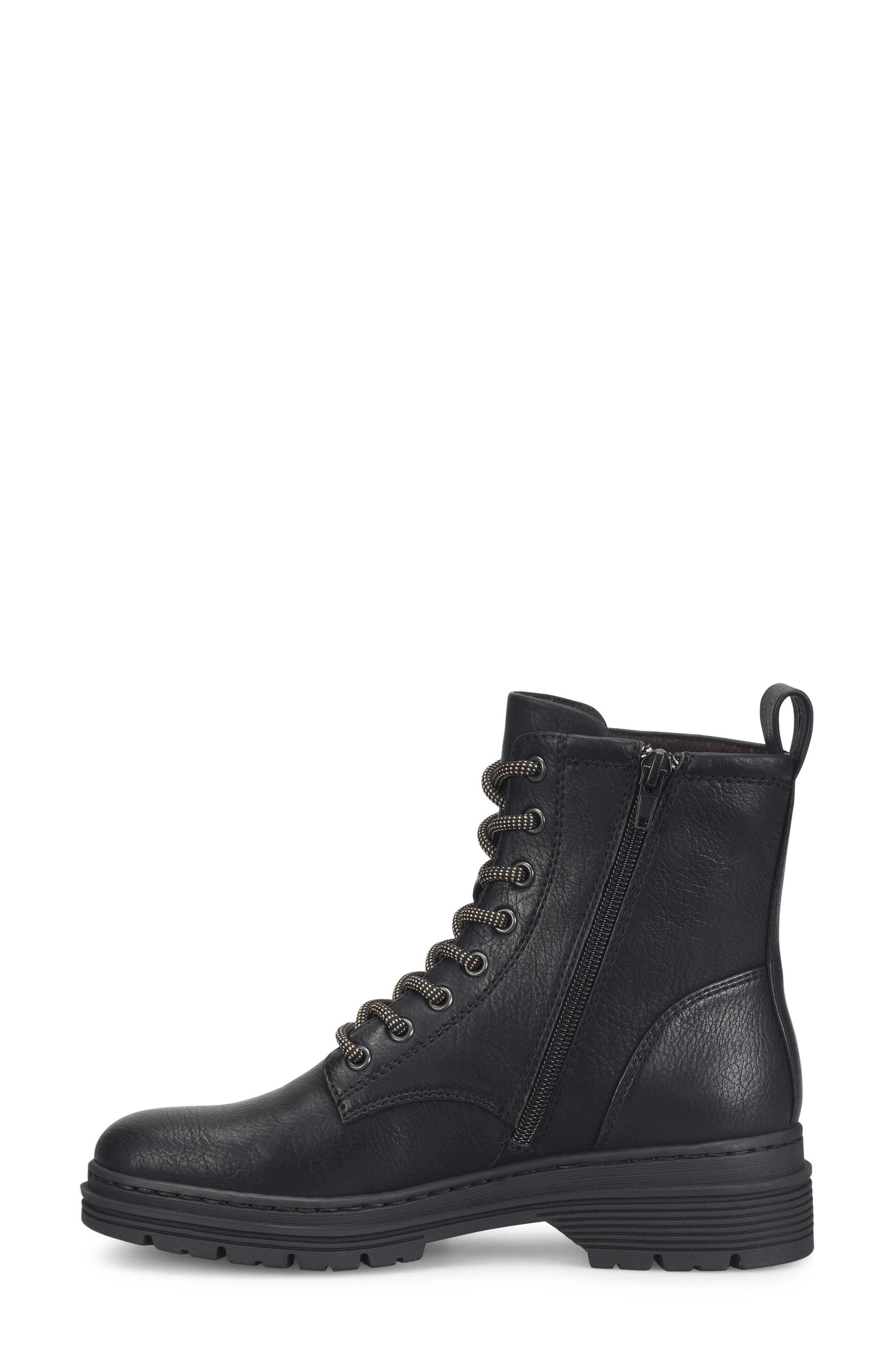 B O C BY BØRN Lauper Combat Boot, Alternate, color, Black