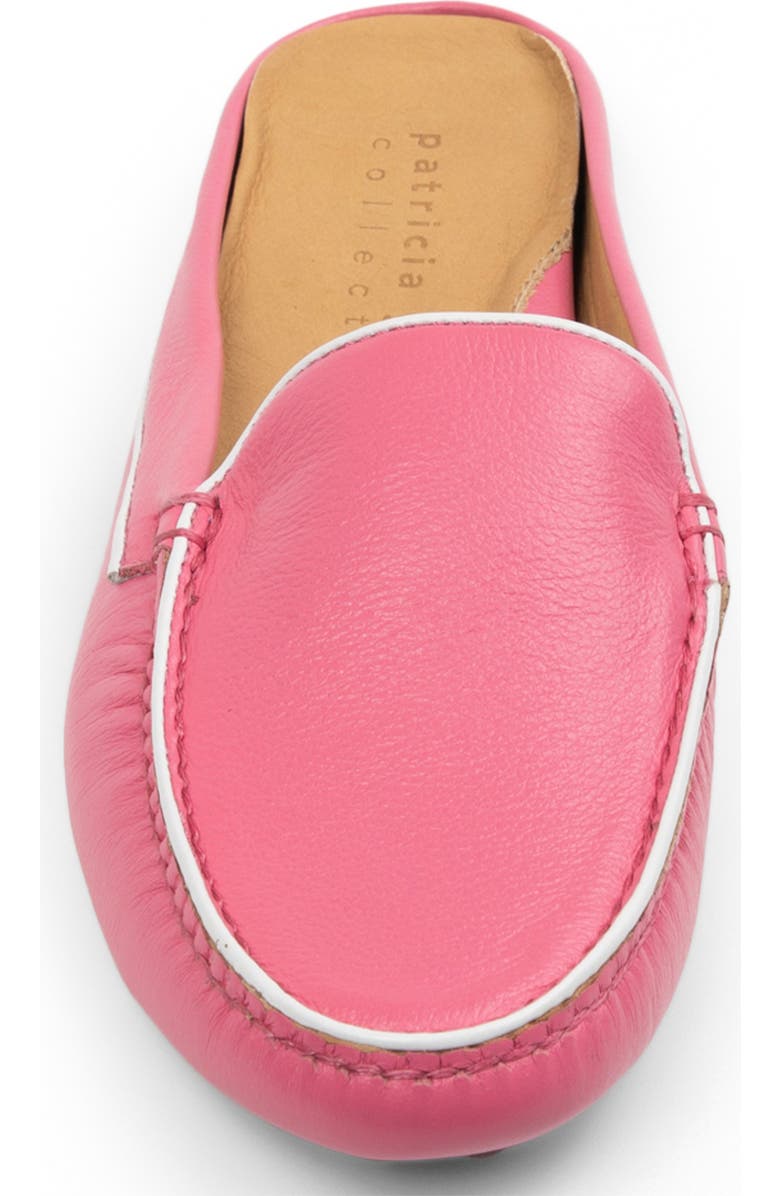 patricia green Jill Piped Mule, Alternate, color, Hot Pink/ White Leather