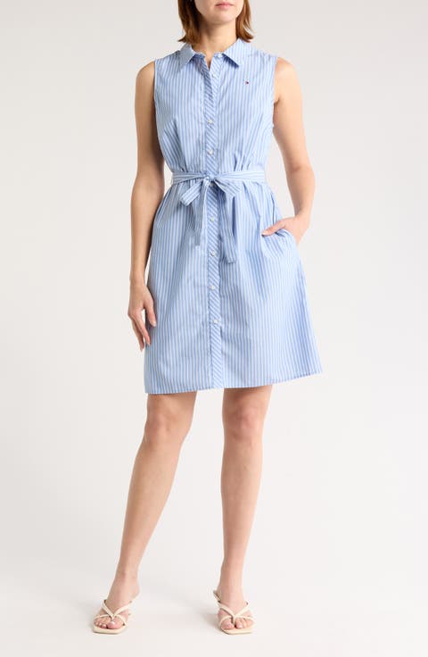 Sleeveless Shirtdress