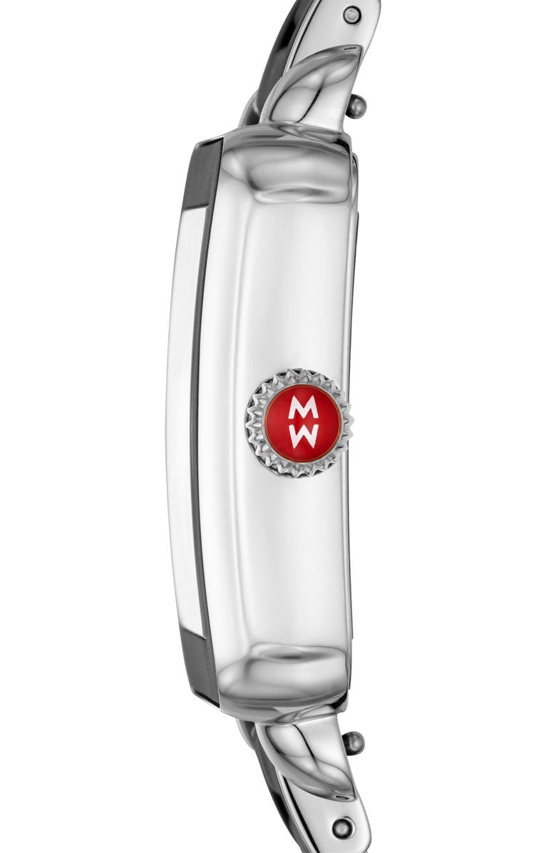 MICHELE Deco Sport Watch Head & Bracelet, 34mm x 36mm, Alternate, color,