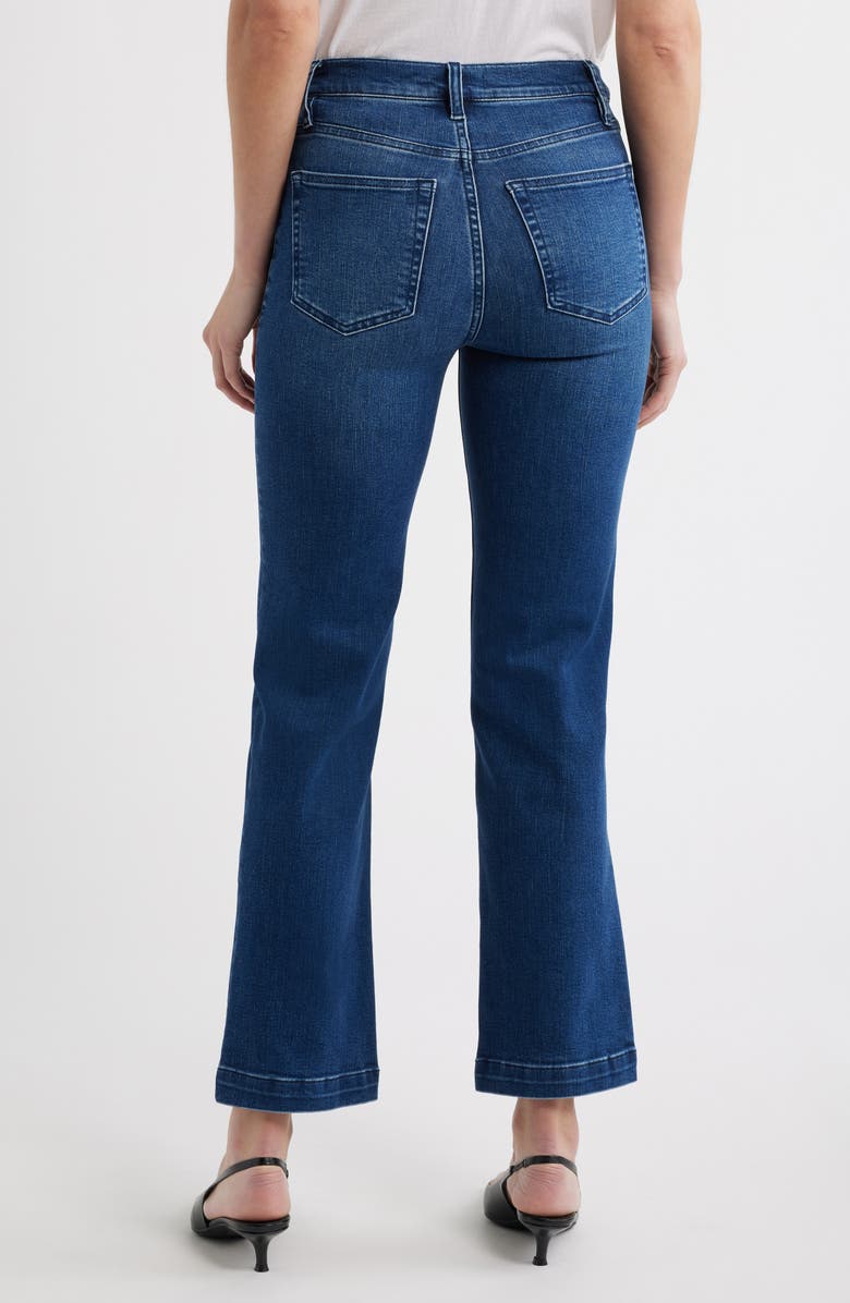 FRAME Patch Pocket High Waist Straight Leg Jeans, Alternate, color, Good Life