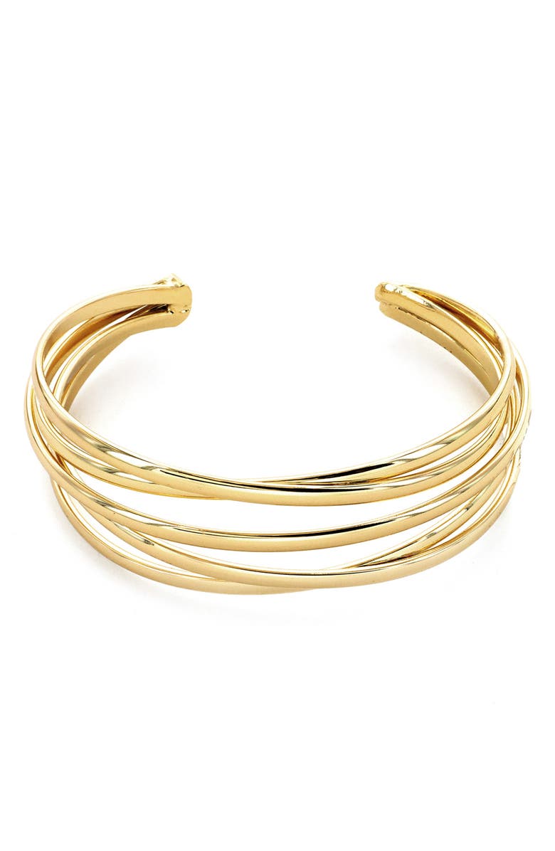 Panacea Layered Cuff Bracelet, Main, color,