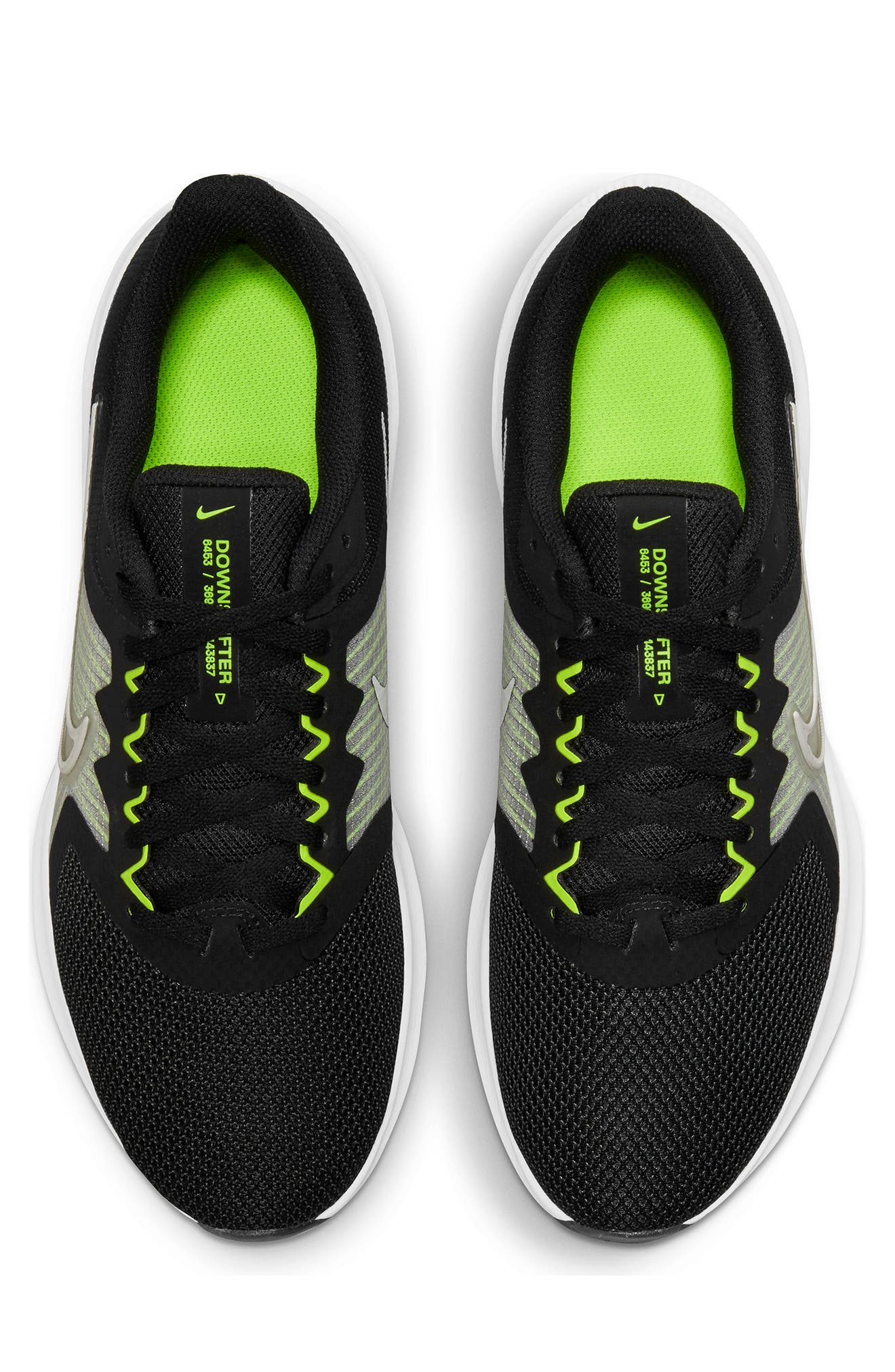 Downshifter 11 Running Sneaker, Alternate, color, 003 BLACK/PTNDST