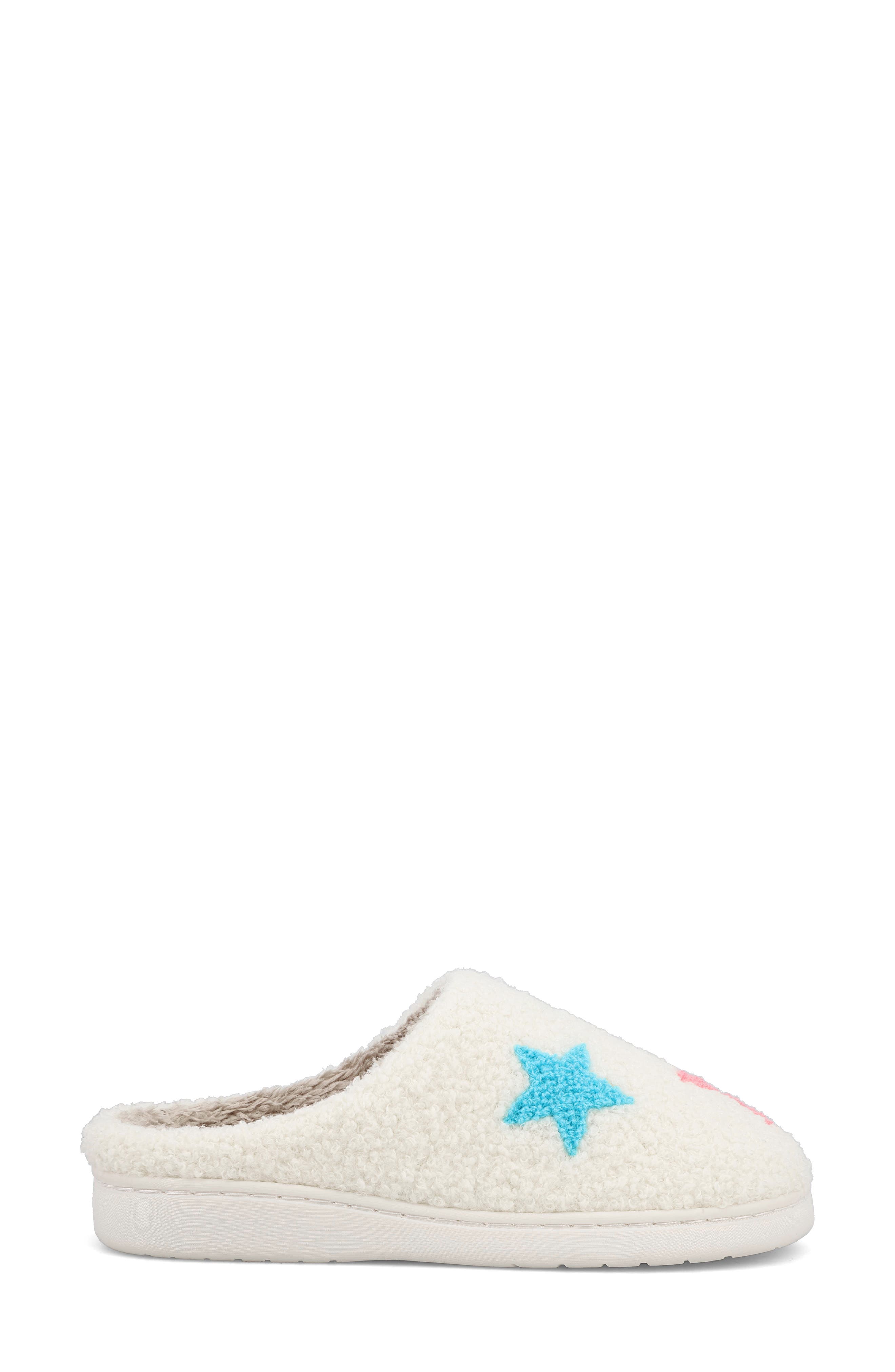 MIA Cozi Slipper, Alternate, color, Pink/ Purple Stars