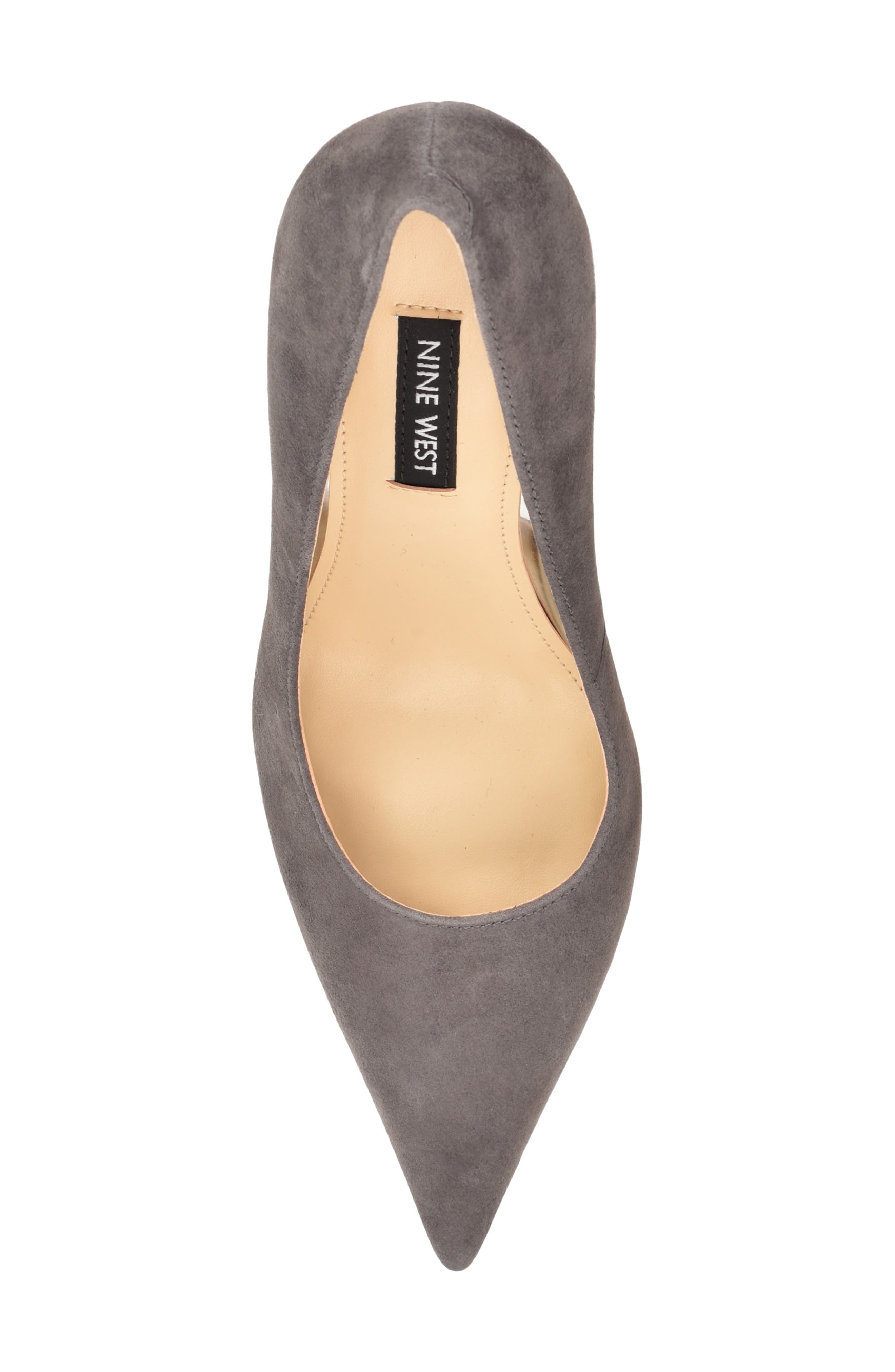 Gemmha Pointed Toe Pump, Alternate, color, DARK GREY