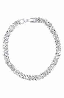 Adornia Crystal Pavé Curb Link Chain Bracelet