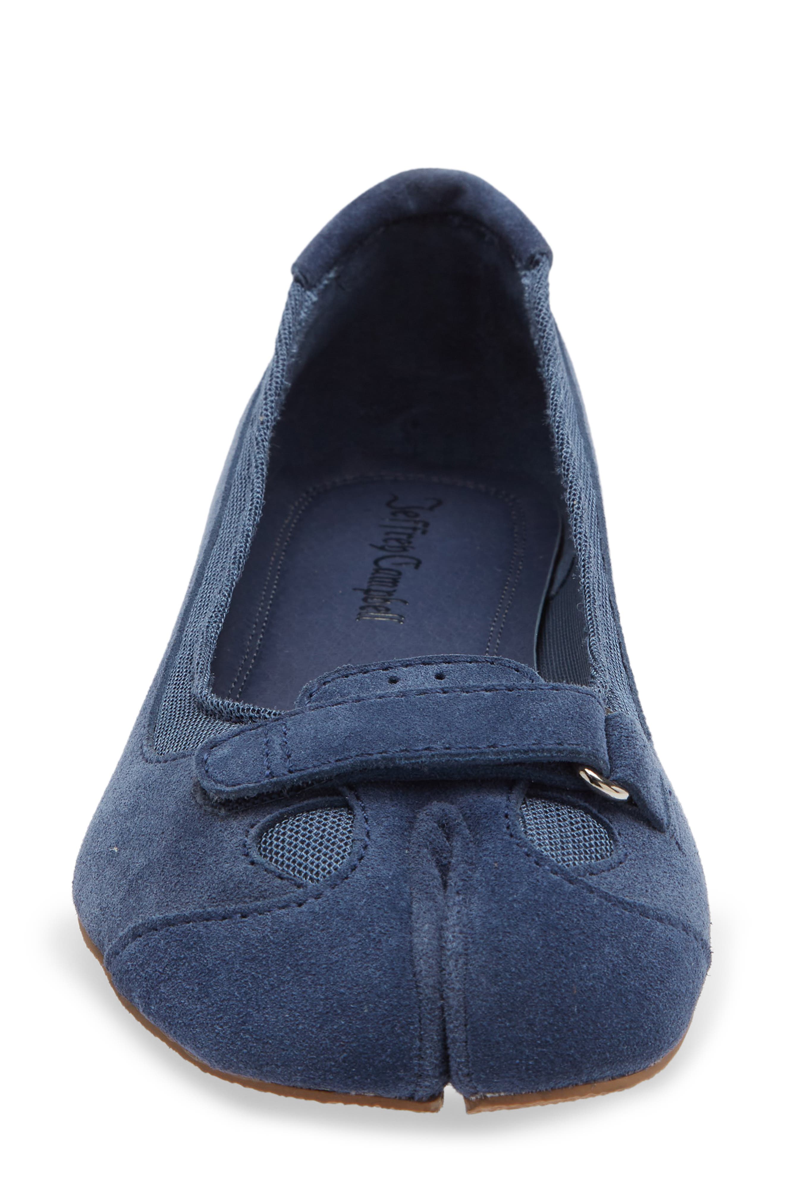 Faylen Ballet Flat, Alternate, color, NAVY SUEDE COMBO