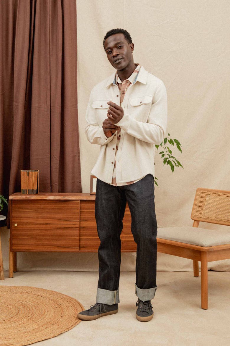Pointer Overshirt, Alternate, color, Ivory Twill