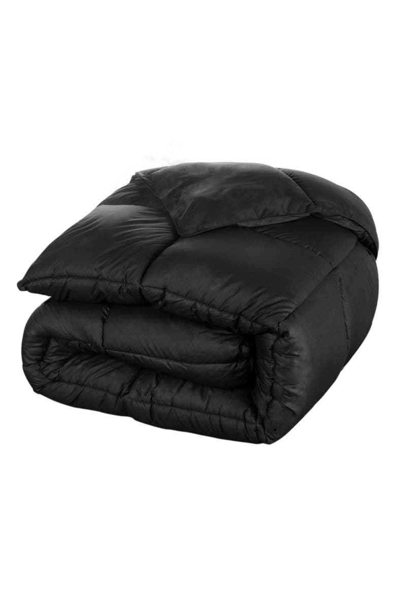 Superior Reversible Down Alternative Comforter, Main, color, Black