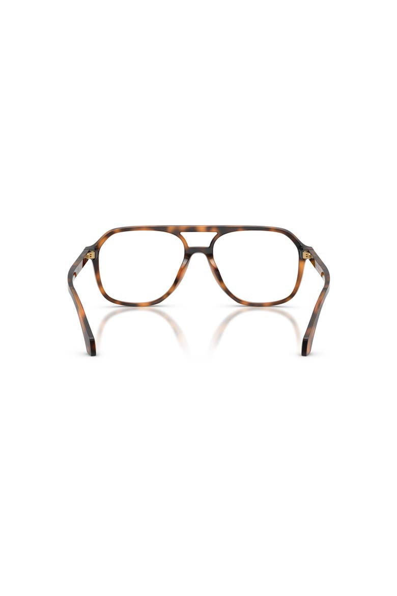 55mm Square optical glasses, Alternate, color, Brown